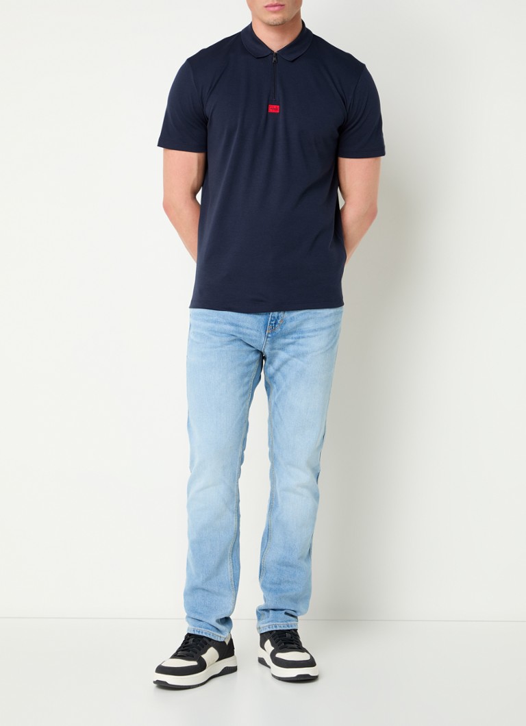 HUGO BOSS 708 -slim fit -farkut kevyellä pesulla