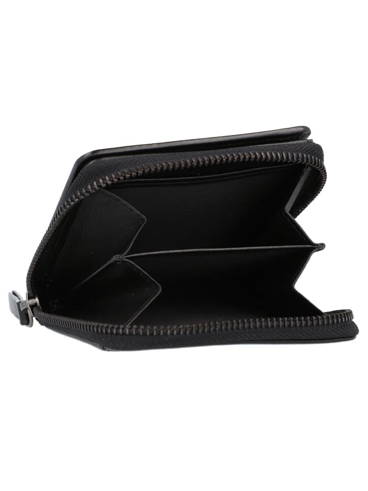 Police PT389-10368 Geldbörse Leder 12 cm in black günstig kaufen onesize