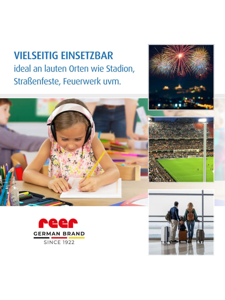 Reer SilentGuard Kids Kapselgehörschutzrsa in Rosa ab 2 Jahre günstig kaufen onesize