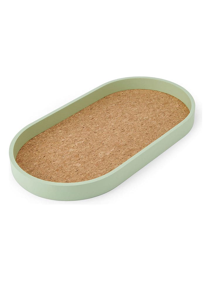 Kitchencraft Serviertablett in Hellbraun/ Mint - (L)37,8 x (B)20,4 cm günstig kaufen onesize