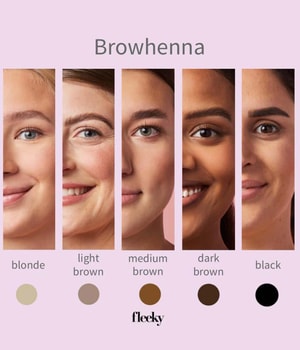 fleeky BrowHenna Augenbrauen Set-1 Stk