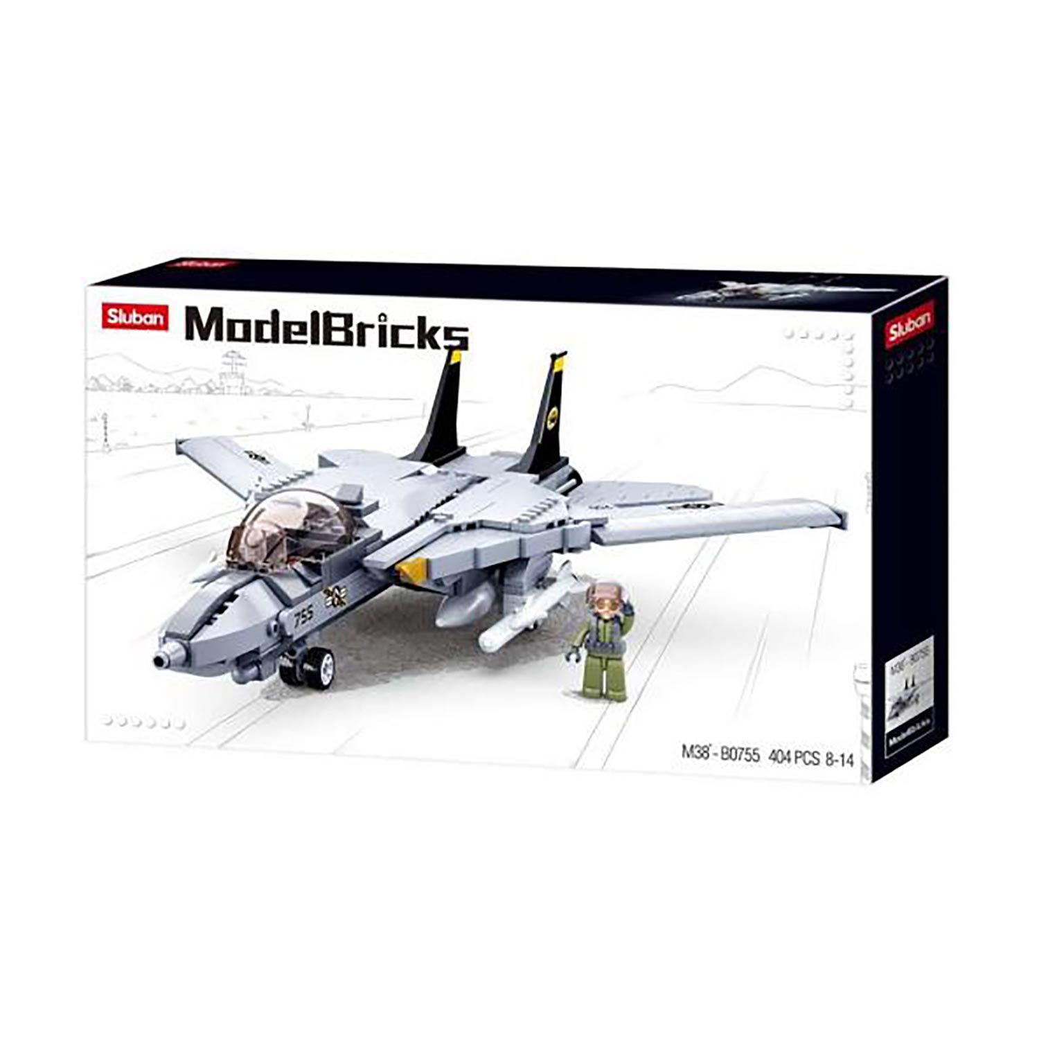 Kampfjet - Bausteine Set M38-B0755