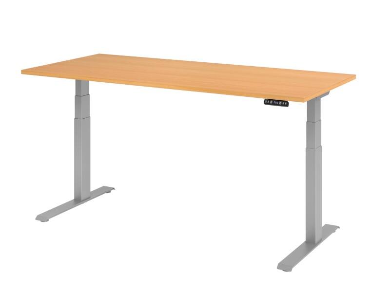 Hammerbacher Steh-Sitz-Schreibtisch VXDKB19/6/S Buche 1800 mm x 800 mm