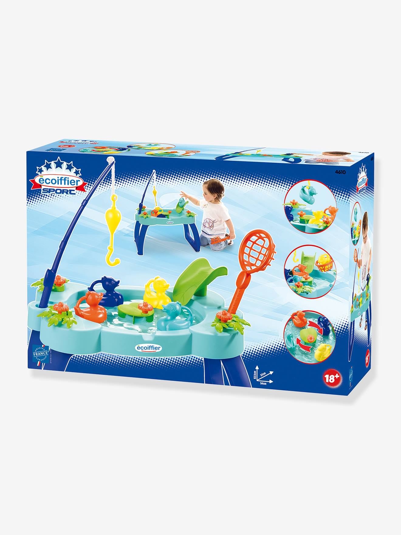 Ecoiffier Kinder Outdoor-Spieltisch mit Angelspiel ECOIFFIER - mehrfarbig