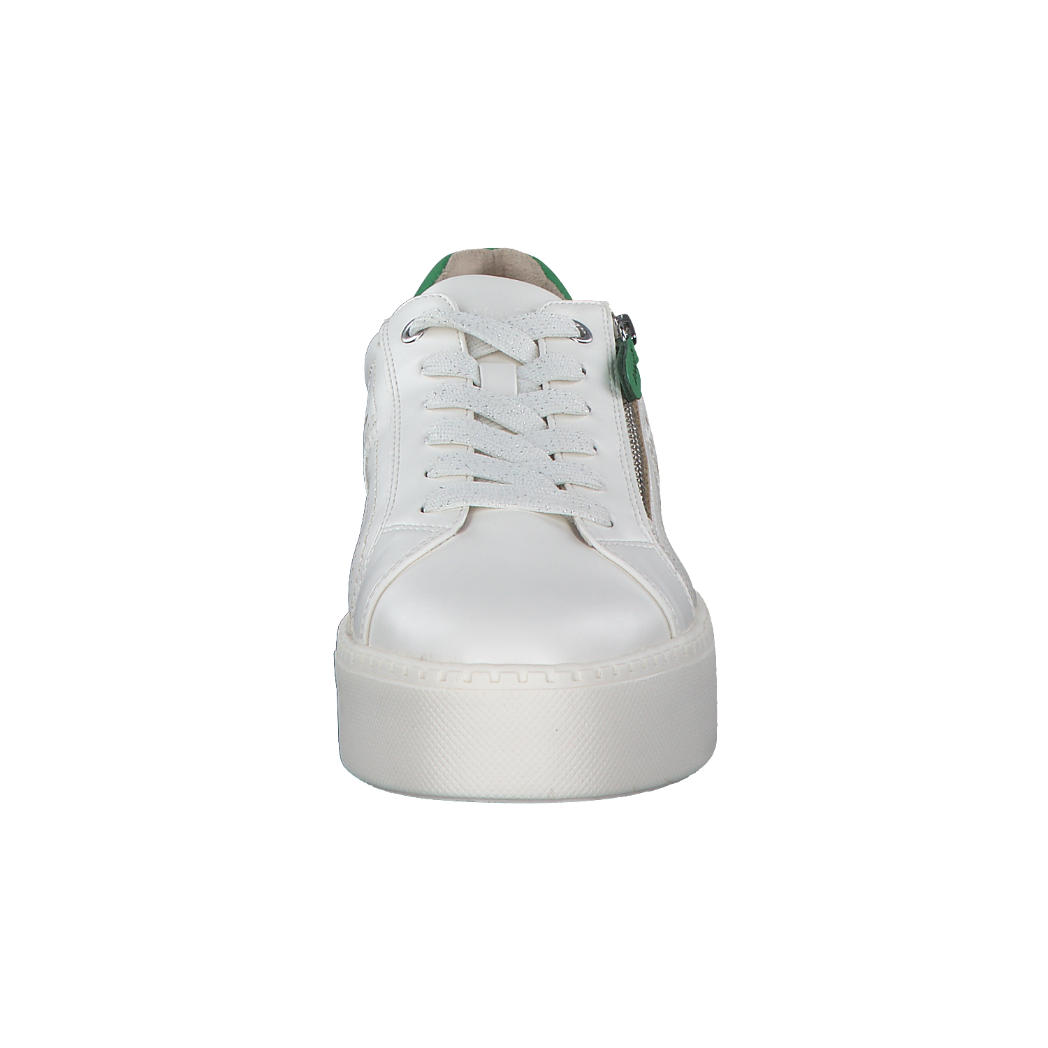 Jana Shoes 23764, Schnürschuhe, Damen, Weiß