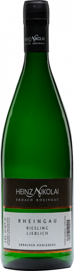 2022 Erbacher Honigberg Riesling lieblich 1,0 L - Weingut Heinz Nikolai