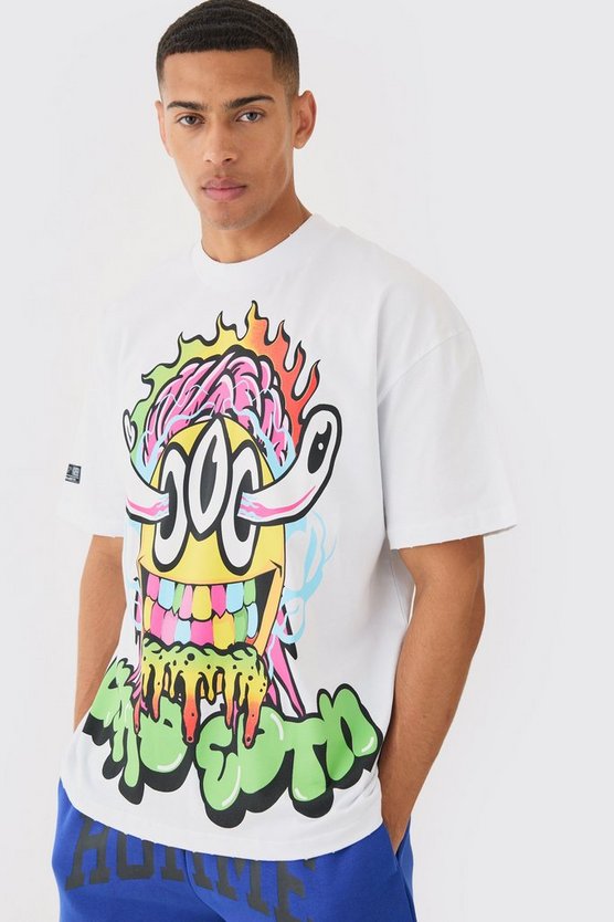 Oversize T-Shirt mit Print