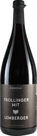 2020 Trollinger mit Lemberger halbtrocken Bio 1,0 L - Weingut Zimmerle