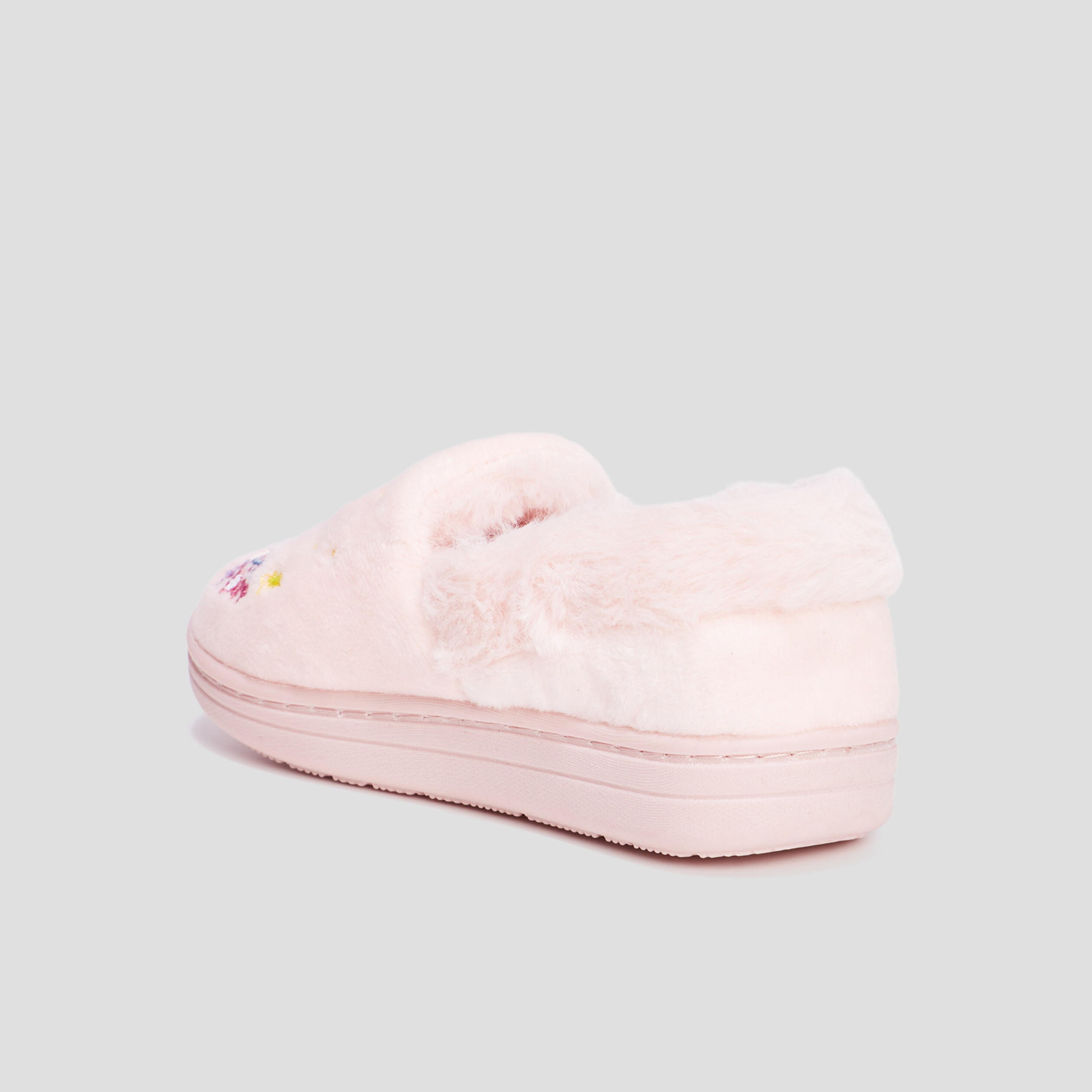 Chaussons sans gêne fourrés Licorne rose fille | La Halle