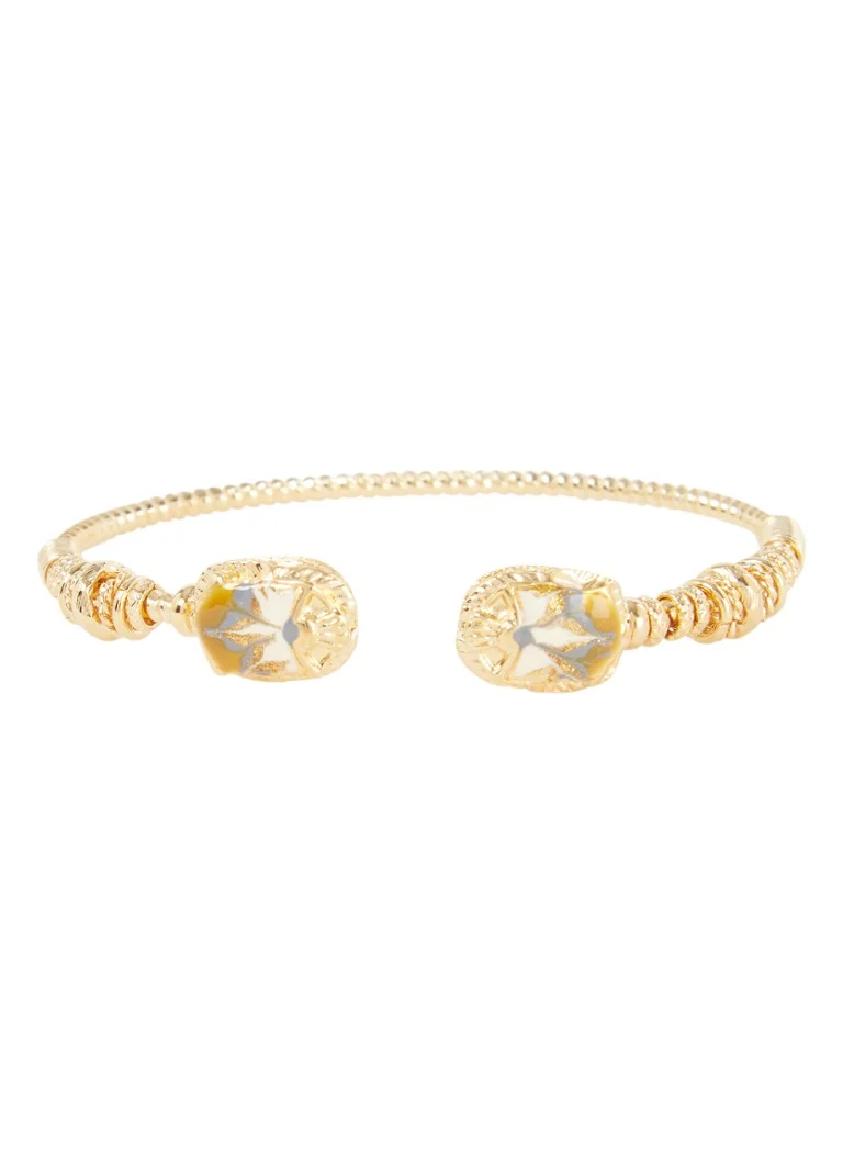Gas Bijoux Duality bangle gold-plated
