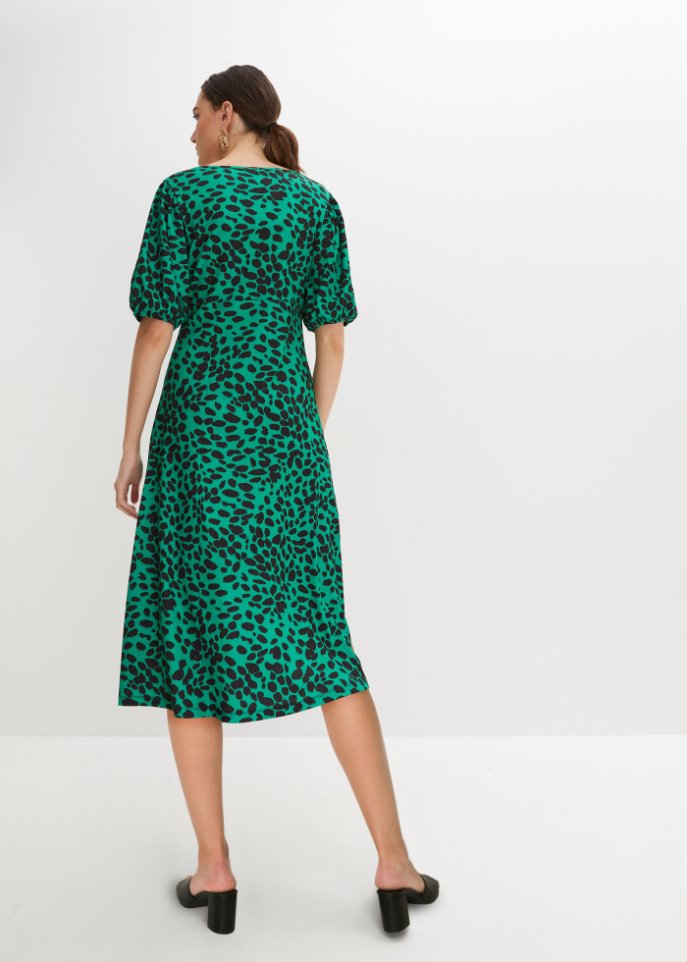 bedrucktes Midikleid