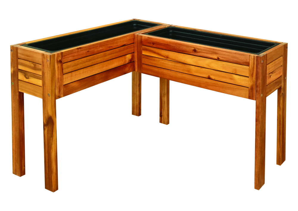 Hardin 1fachgut Tara Pflanzkasten, Pflanztopf, Blumentopf,Blumenkasten, Blumenkübel 88 x 64 x 60cm FSC braun