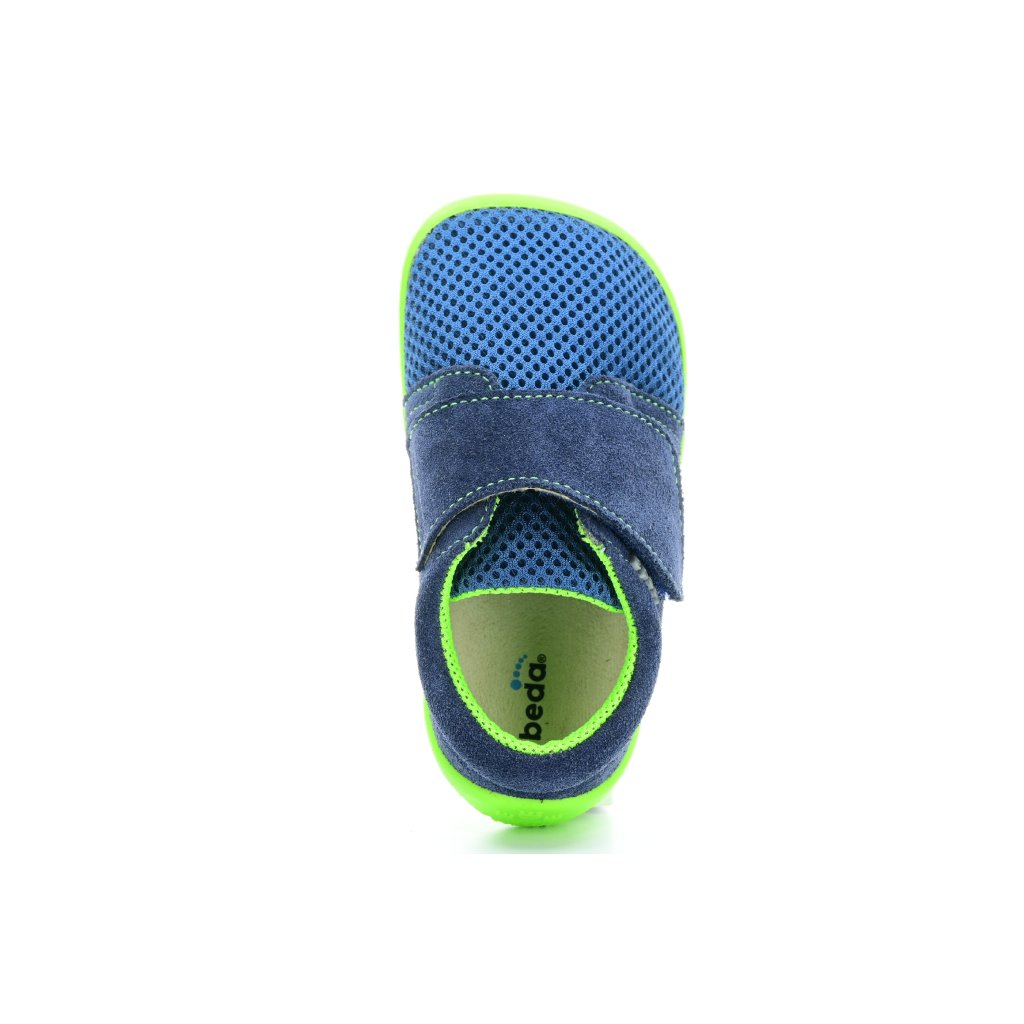 Beda Marcus Barfußsneakers (BF 0001/SK/1W Mesh mit Leder)