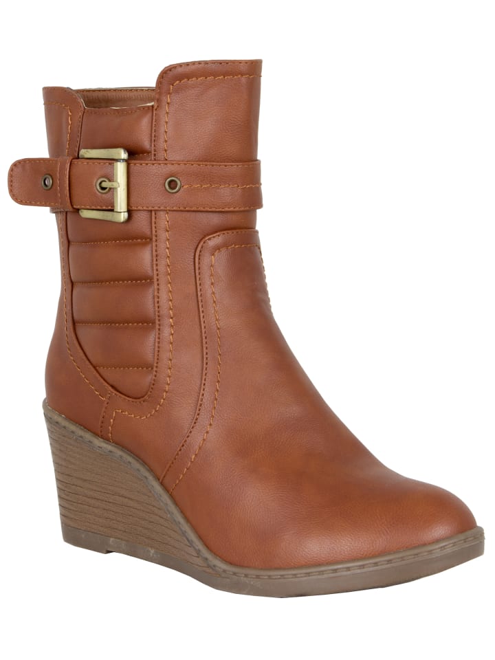 Loveness Winterstiefelette Uni in Braun günstig kaufen