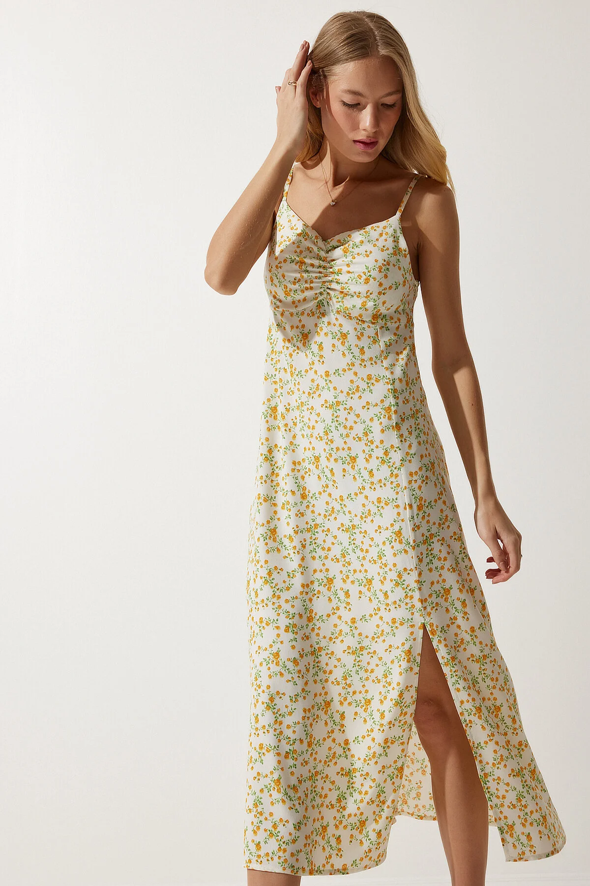 Happiness İstanbul  Kleid - Beige - A-Linie