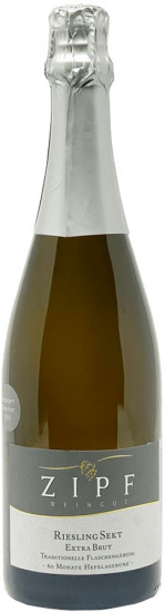 2016 Riesling Sekt -66 Monate Hefelagerung- extra brut - Weingut Zipf
