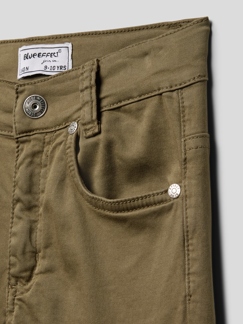 Cargohose mit Stretch-Anteil in olivgrün