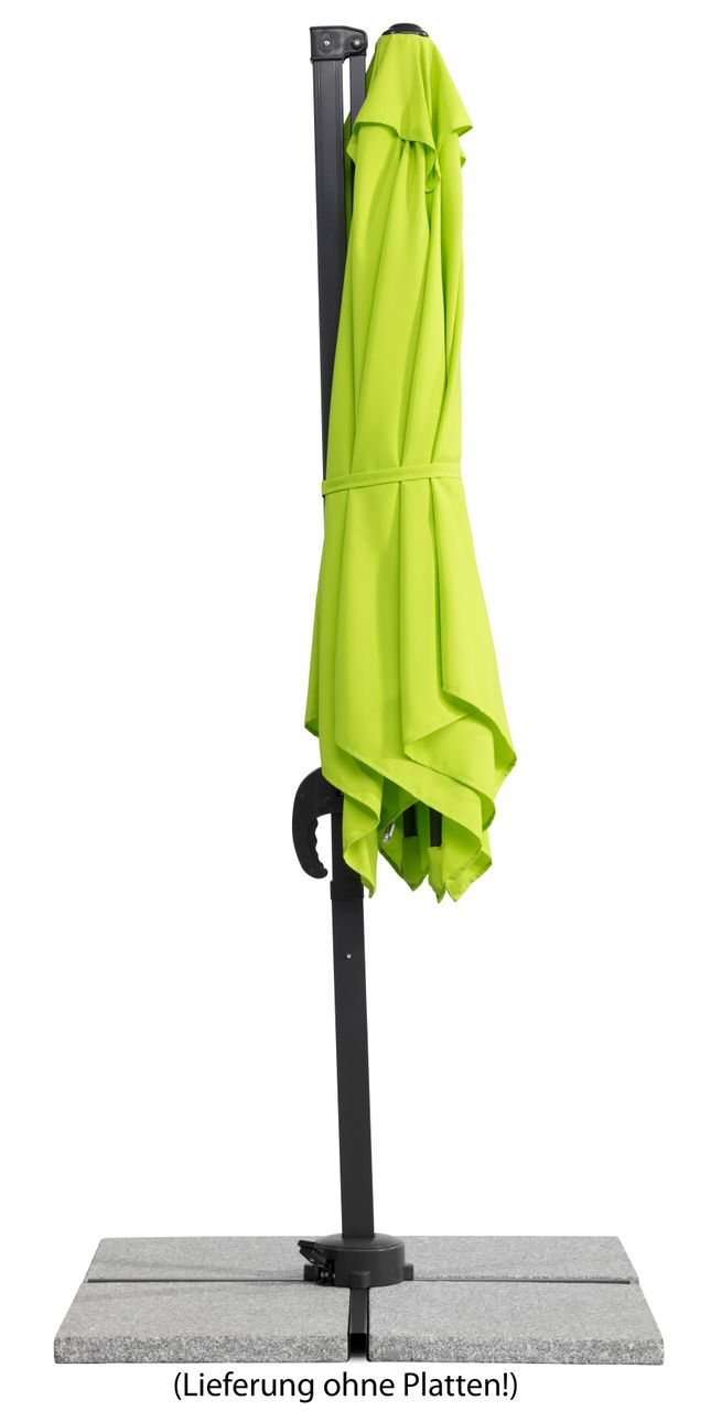 Schneider Schirme Schneider Ampelschirm Rhodos Junior, ca. 230x230 cm, apfelgrün
