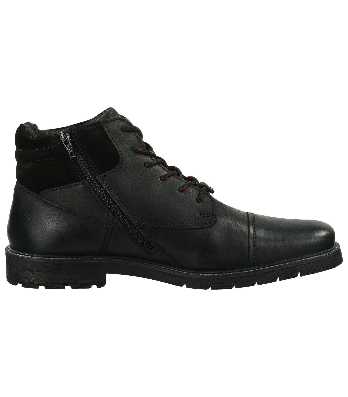 bugatti Stiefelette Nappaleder Schnürstiefelette