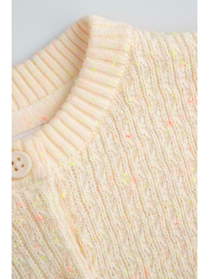 Coccodrillo Strickjacke mit Reißverschluss in ecru günstig kaufen