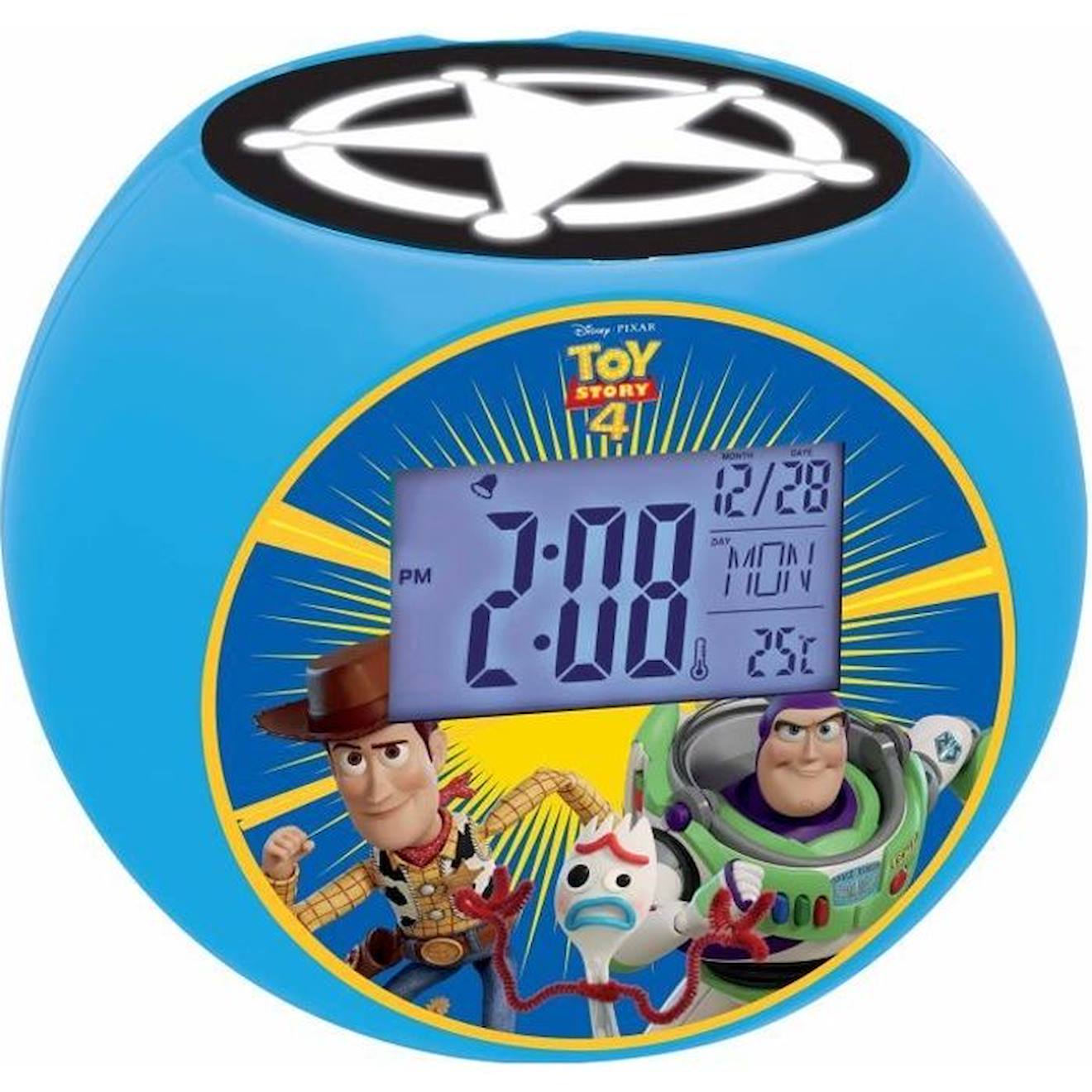 Radio Réveil Projecteur Toy Story bleu