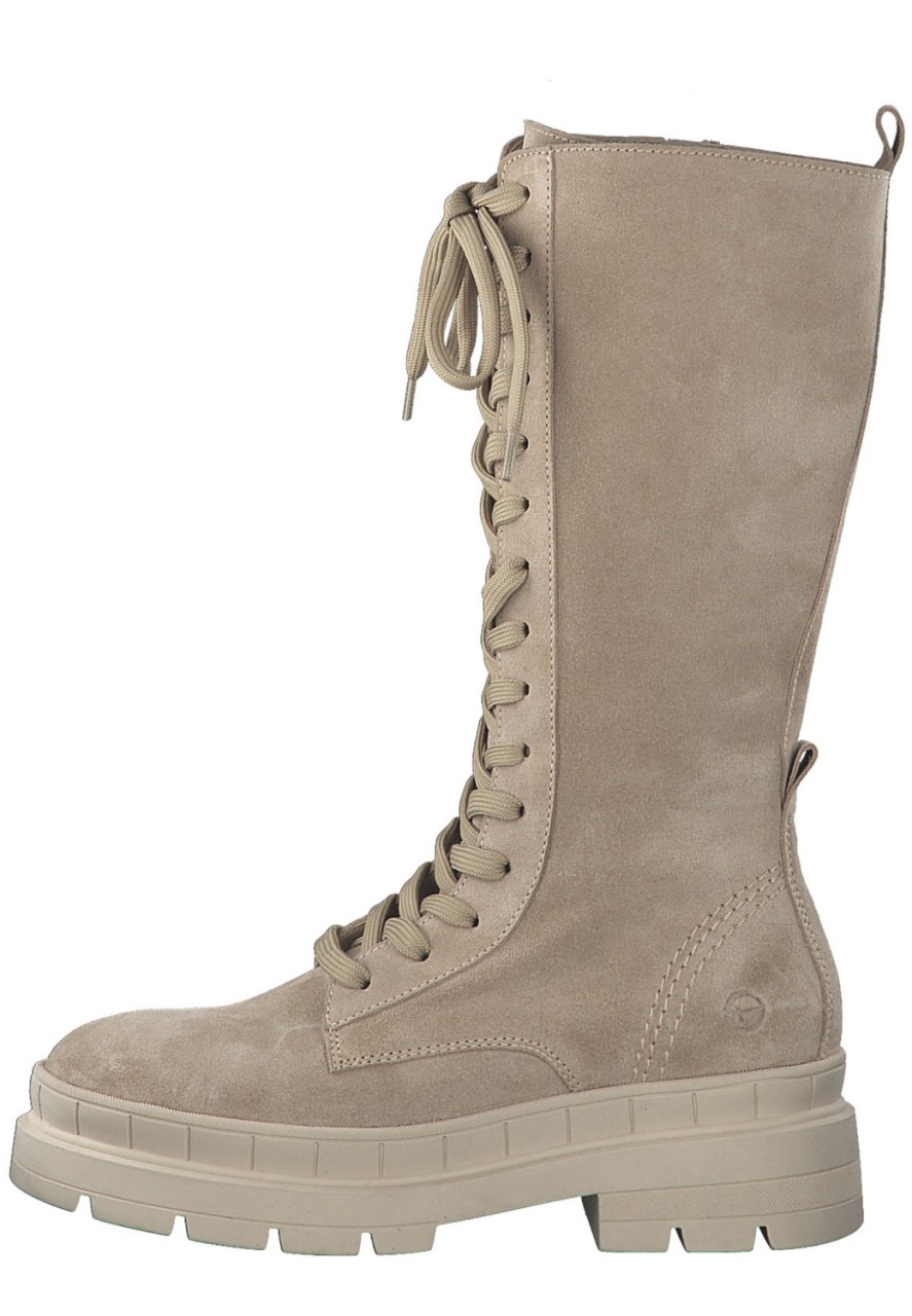 TAMARIS Stiefel beige beige suede
