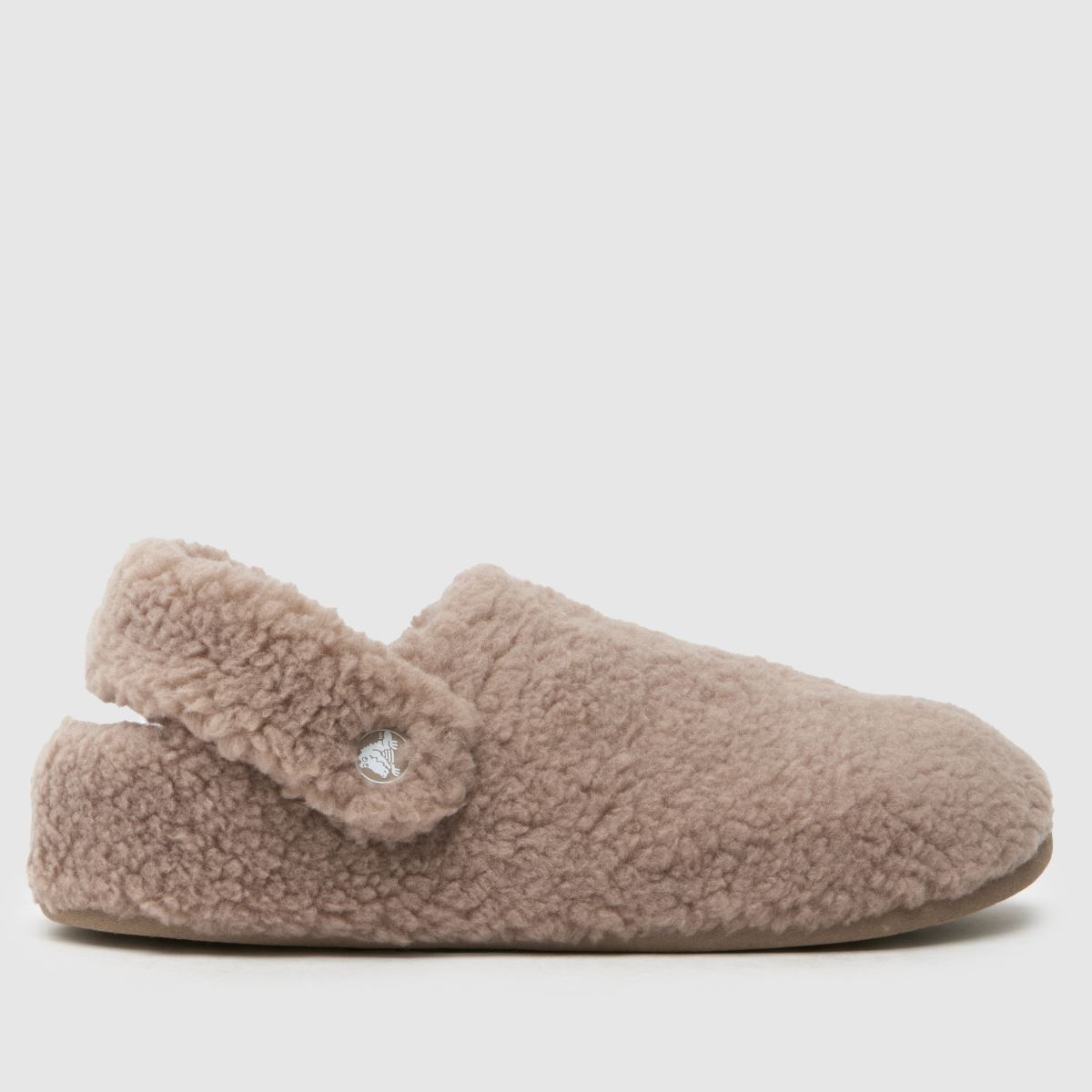 Crocs Classic Cozzy papucs bézs színben
