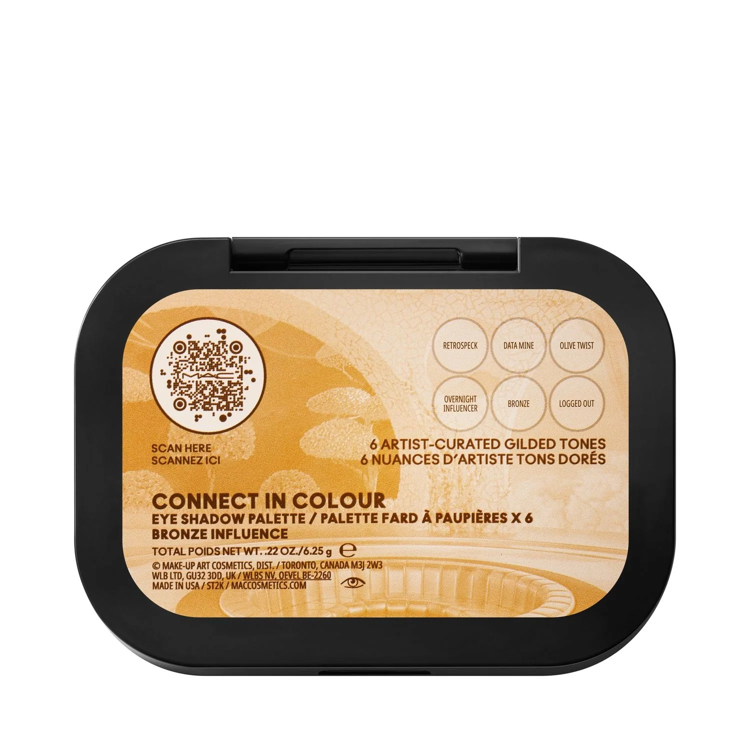 Connect In Colour paleta sjenila za oči: Bronze Influence - paleta sjenila za oči, kompaktno sjenilo za oči
