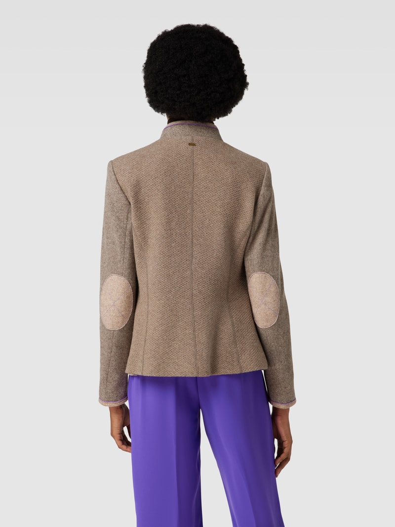 Blazer mit Pattentaschen in taupe