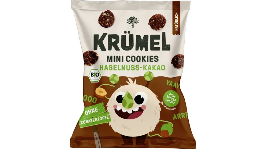 Krümel Bio Soft Cookies Haselnuss Kakao 50 g