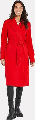 Threadbare Wollmantel
