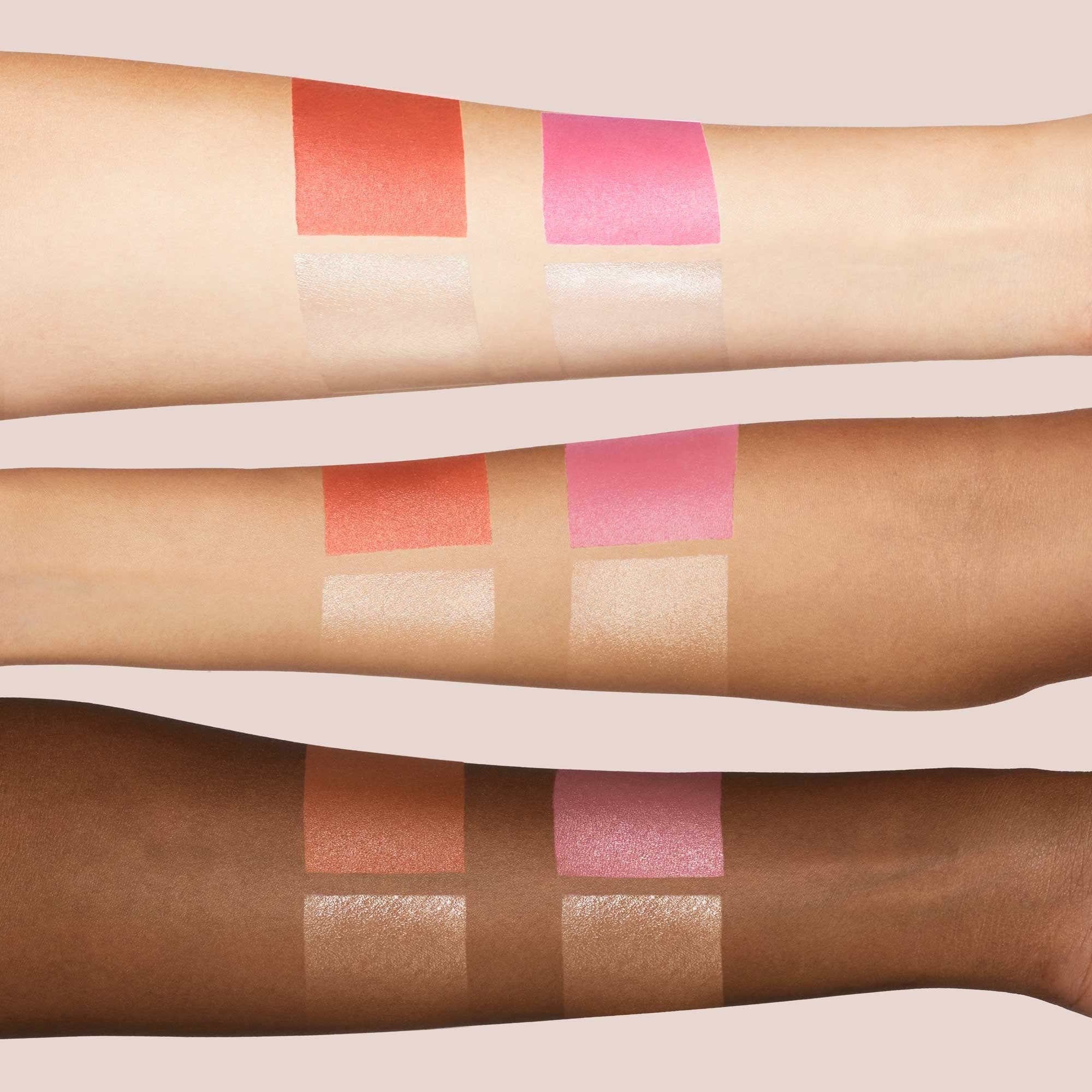 Two Reasons Face – Gesichtspalette, Kompakt-Rouge, Highlighter und Lippenstift