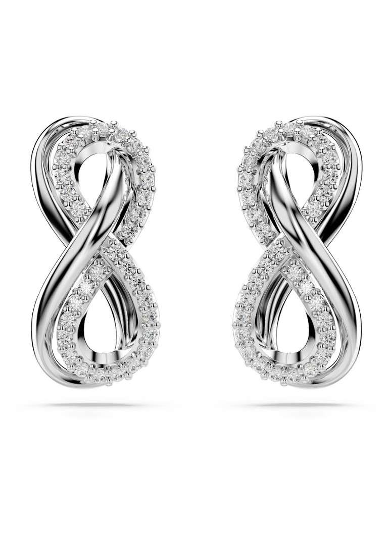 Swarovski Hyperbola stud earrings with crystal
