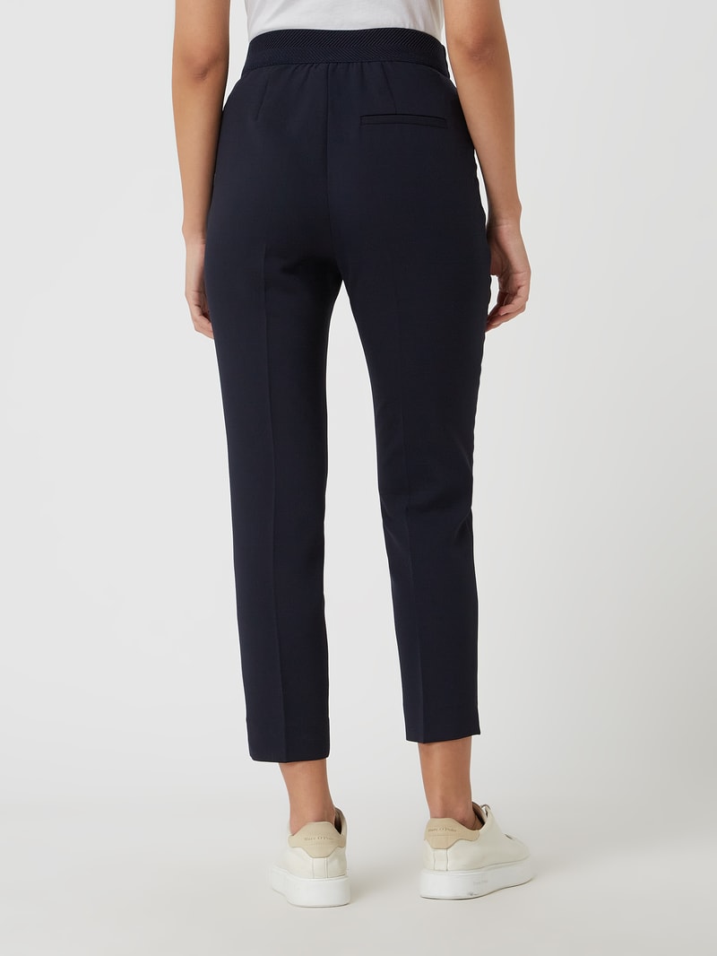 Stoffhose mit Viskose-Anteil Modell 'Sue' in marineblau