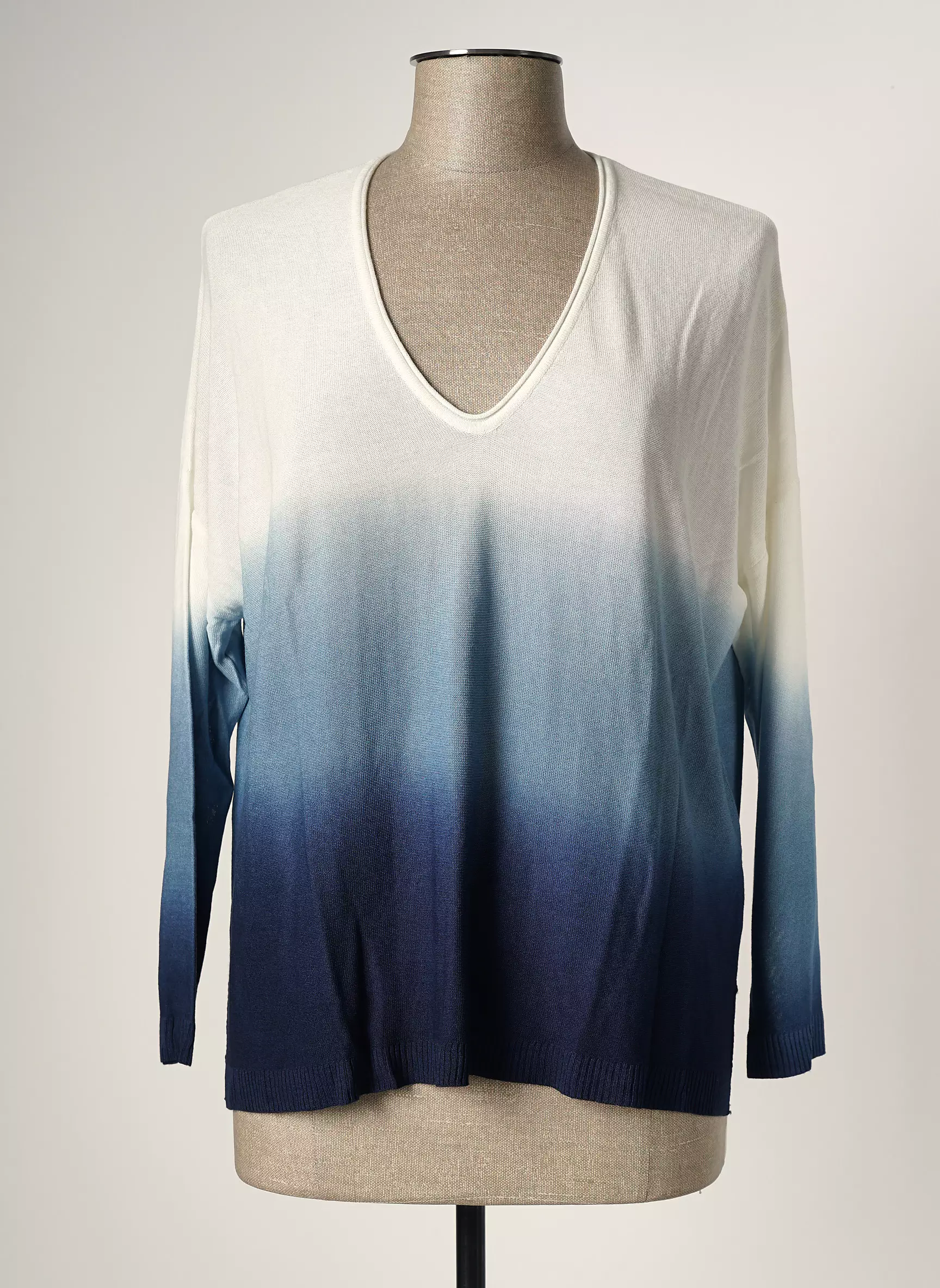 La Fee Maraboutee Pull Tuniques Femme couleur bleu