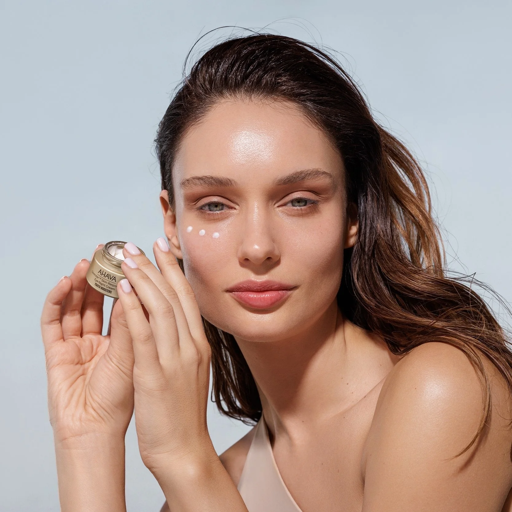 Youth Boosters Osmoter™ Creme Noturno para Olhos com Resposta à Pele - Antirrugas para o contorno dos olhos