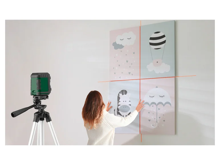 Nível a laser PARKSIDE® em cruz com tripé PKLL 10 B4