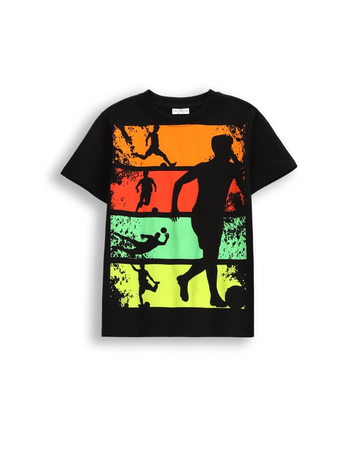 Coccodrillo T-Shirt mit kurzen Ärmeln in schwarz günstig kaufen