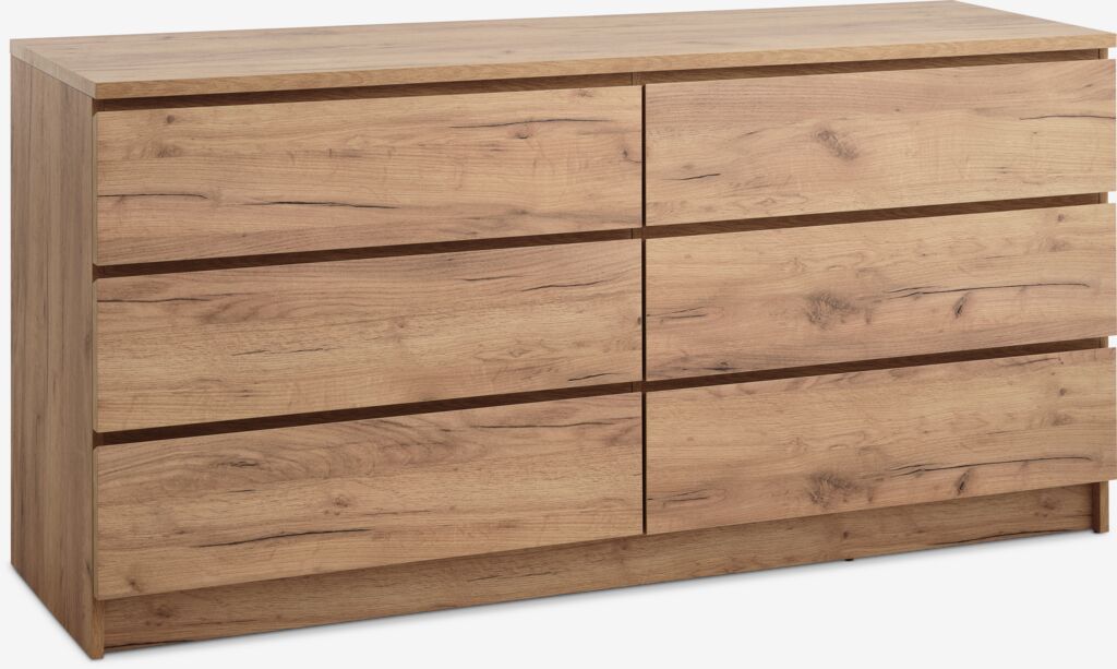 Komoda LIMFJORDEN 3 3 szuflady w kolorze naturalnego dębu