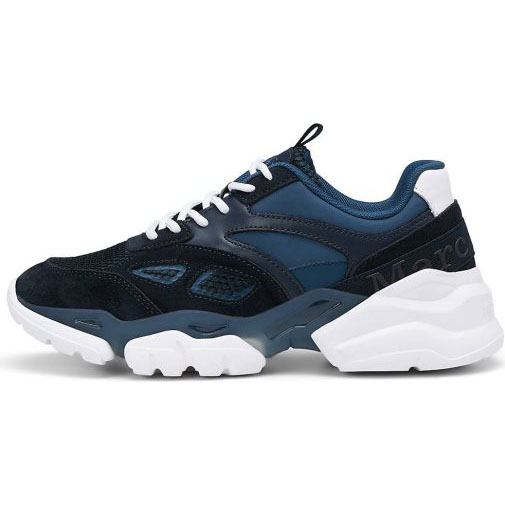 Marc O'Polo Bulky-Sneaker aus recycelter Leder-Textil-Kombination