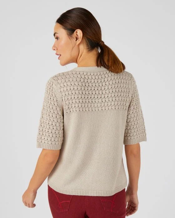 Boléro maille fantaisie