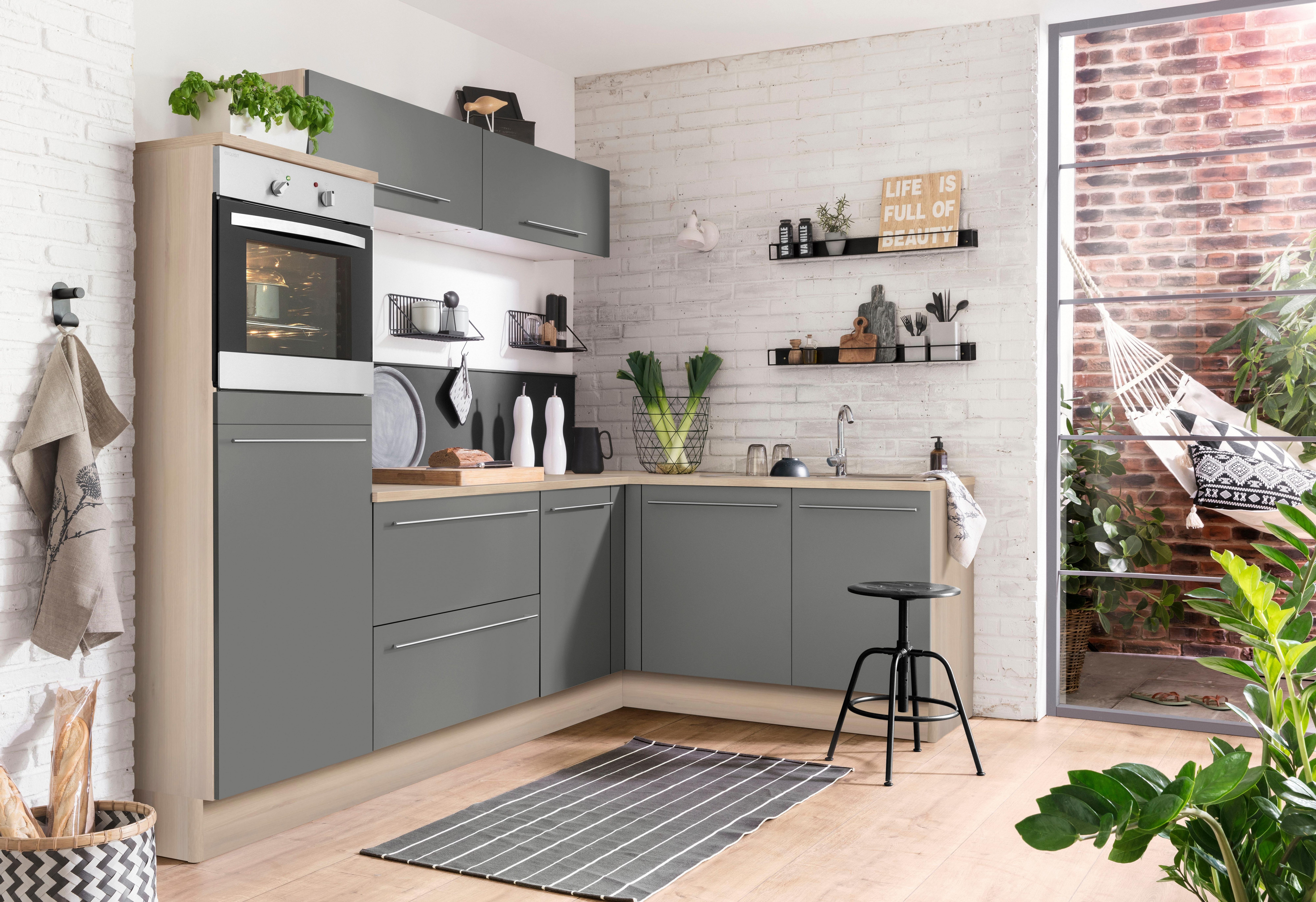 OPTIFIT Winkelküche Bern, Stellbreite 265x175 cm, wahlweise mit E-Geräten