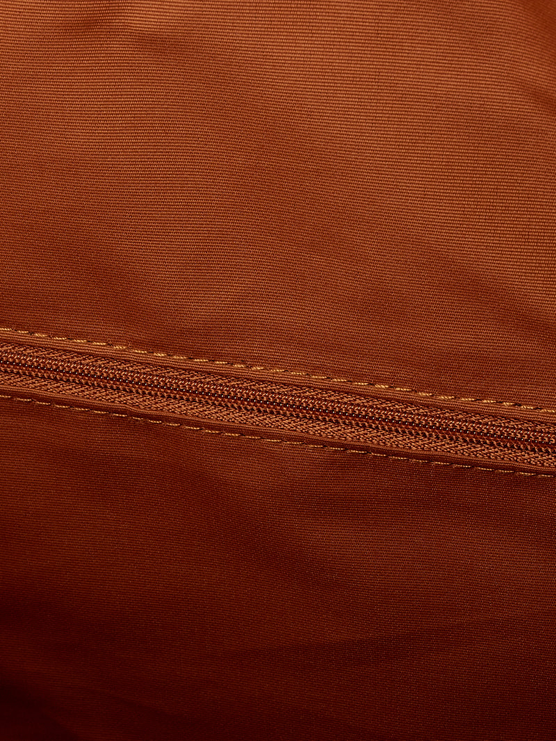 Shopper in Leder-Optik in cognac