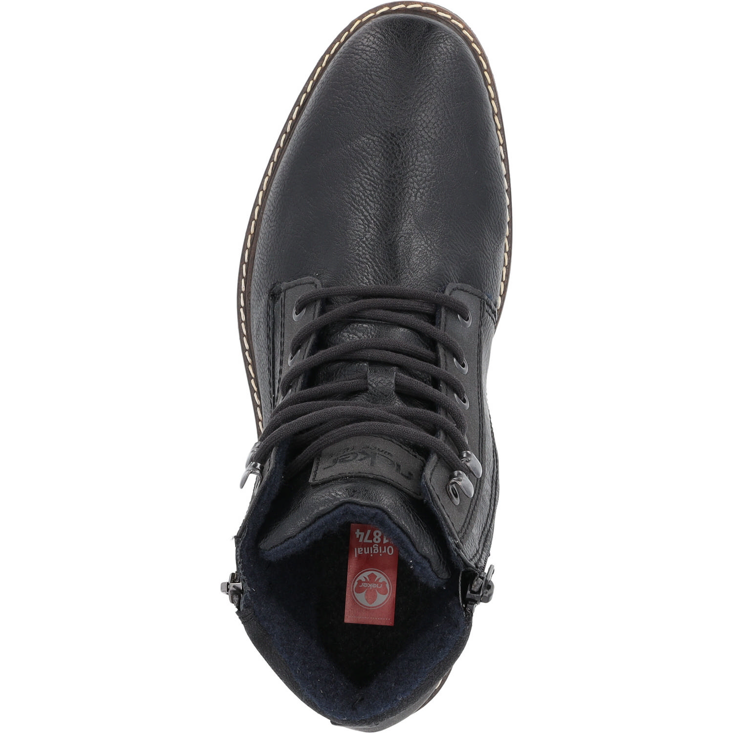 Rieker 13742, Stiefel, Herren, schwarz/schwarz/schwarz