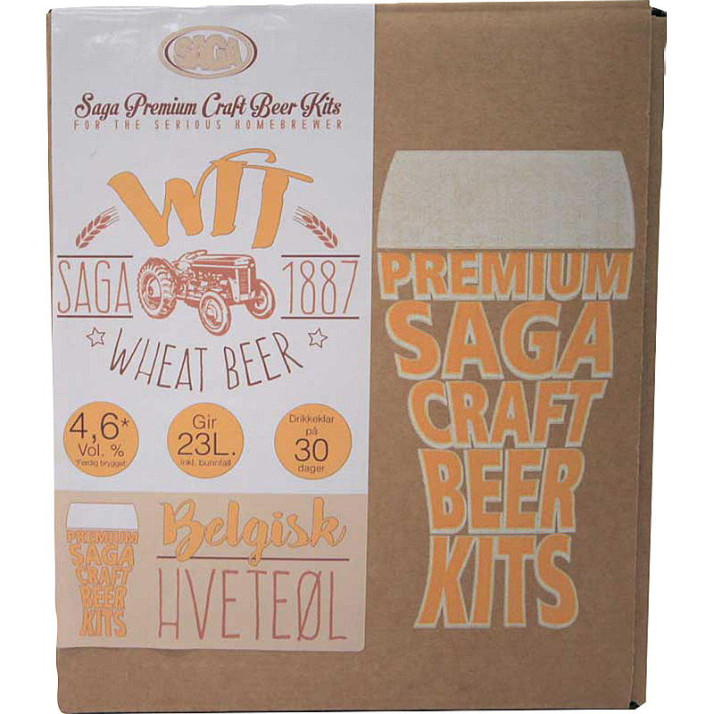 Hveteøl Saga Premium Craft Beer Kit
