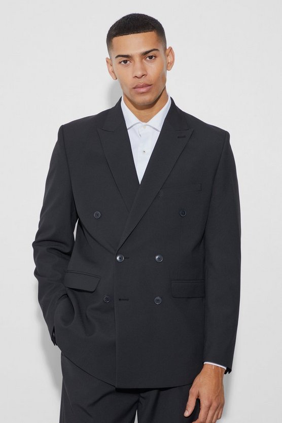 Zweireihiger lockerer Blazer