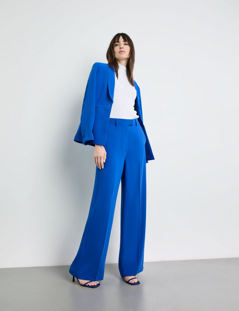 Knitterfreie, weite Hose Wide Leg