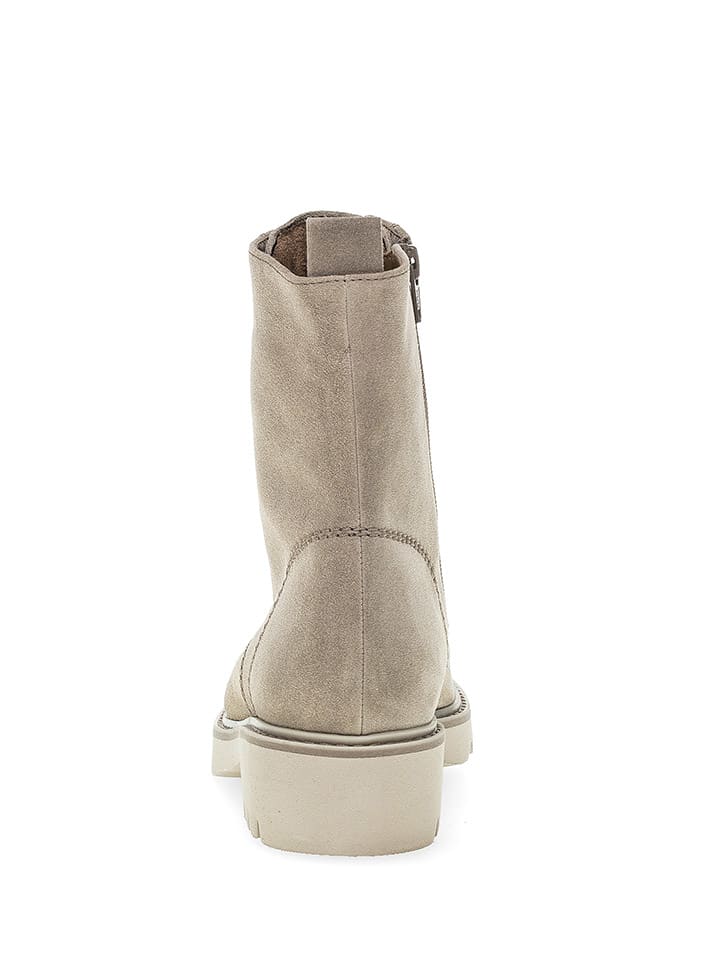 Gabor Leder-Boots in Beige günstig kaufen