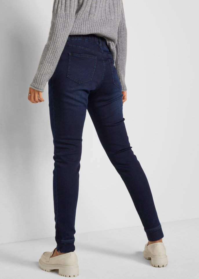 Schlupfhose in Denim-Optik
