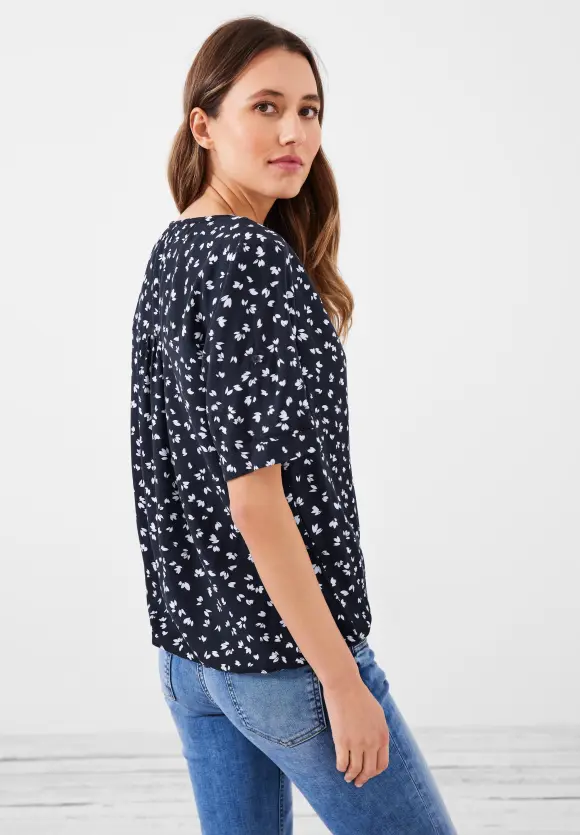 CECIL Bluse mit kurzer Knopfleiste